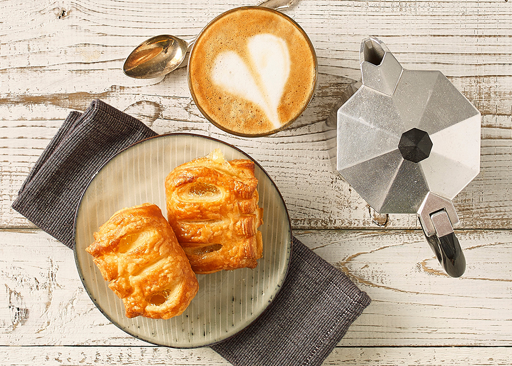 80334 Mini Apple Coronets Plated with Cappuccino