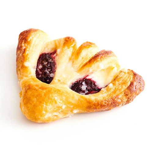 80382 Schulstad Blackberry & Creme Fan Danish Pastry