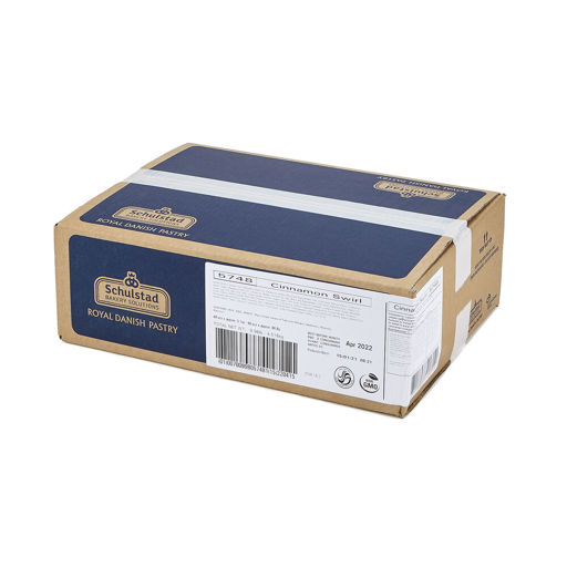 5748 Schulstad Large Cinnamon Swirl Danish Pastry Case