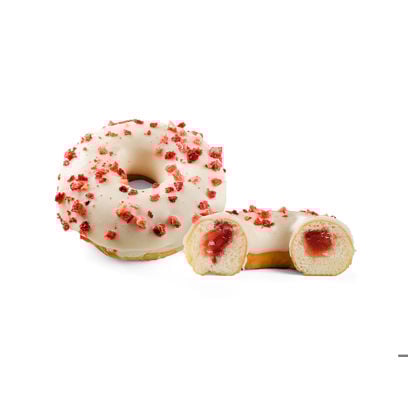 228290 Berries & Cream Filled Ring Donut