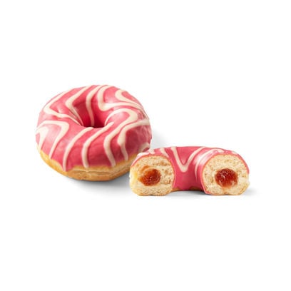 228228 Pink Bliss Filled Ring Donut