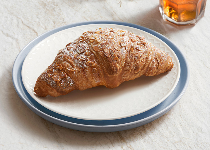 Schulstad Almond Filled Croissant Plated