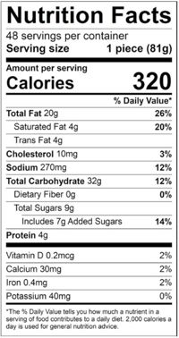 6242 Schulstad Large Cheese Plait Nutrition Facts