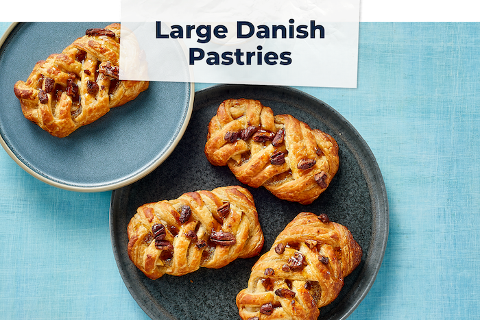 Large Danish Pastries Products Featuring Maple Pecan Plait - Schulstad USA