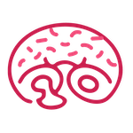 Ready-to-Eat Filled Ring Donut Half Icon - Schulstad Bakery Solutions