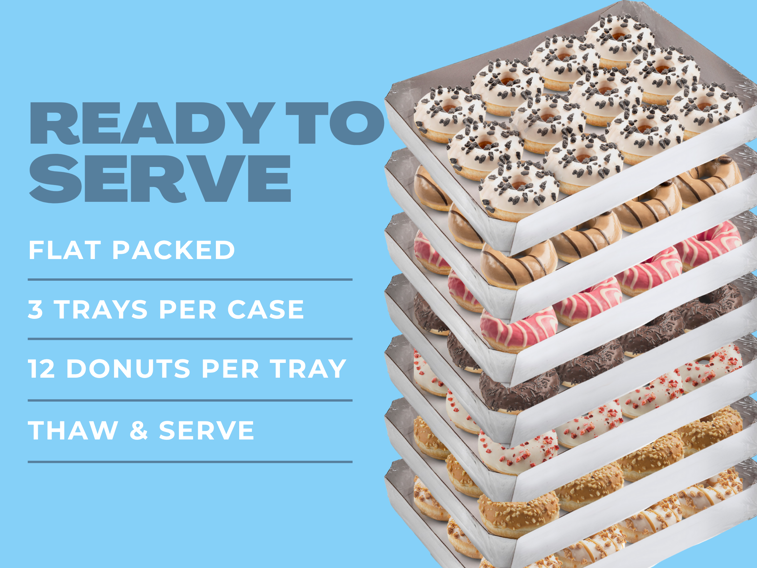 Schulstad Filled Ring Donuts Convenient Packaging